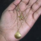 Beach themed double layer Anti-tarnish chain - House Of Tanaya