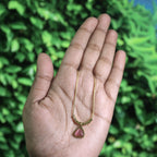 Pink triangle Stainless steel Anti-tarnish chain - House Of Tanaya