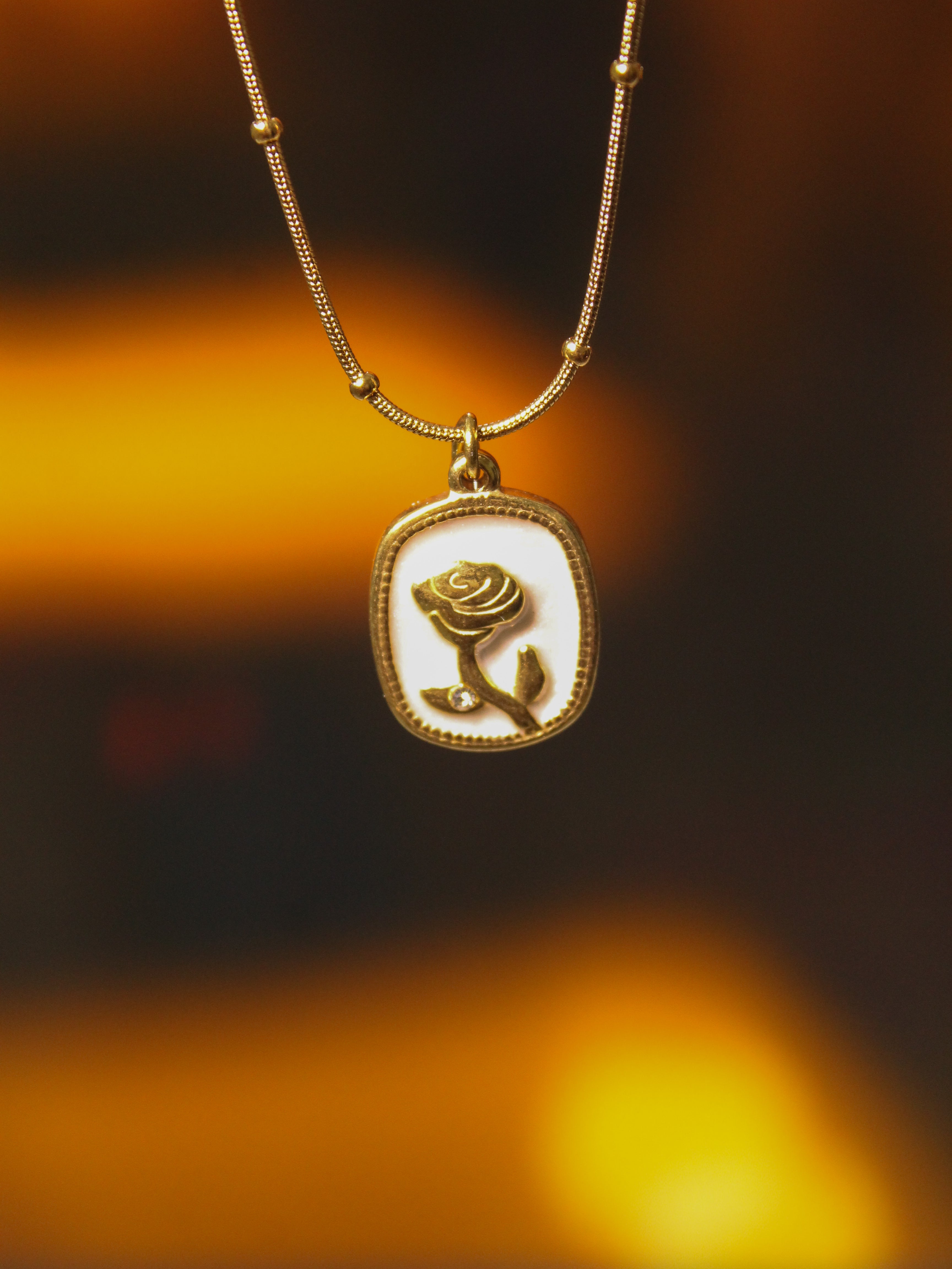 Rose Pendant Chain
