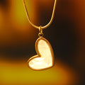 Velora heart pendant Anti tarnish chain - House Of Tanaya