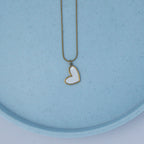 Velora heart pendant Anti tarnish chain - House Of Tanaya