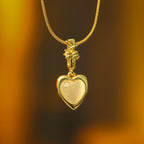 Aurora Heart Pendant Anti tarnish Chain - House Of Tanaya