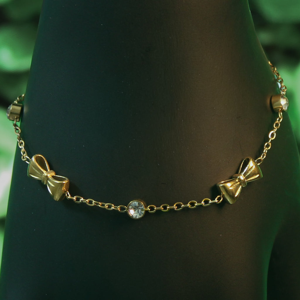 Cute Bow Stainless steel Anti-Tarnish Bracelet - House Of Tanaya