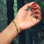 bamboo Stainless steel Anti-tarnish Kada - House Of Tanaya