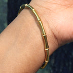 bamboo Stainless steel Anti-tarnish Kada - House Of Tanaya