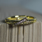 Grace Diamond Anti-tarnish adjustable Ring - House Of Tanaya