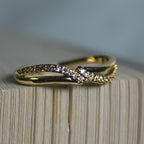 Eterna Twist Diamond Anti-tarnish adjustable Ring - House Of Tanaya