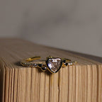 Sweetheart Diamond Anti-tarnish adjustable Ring - House Of Tanaya