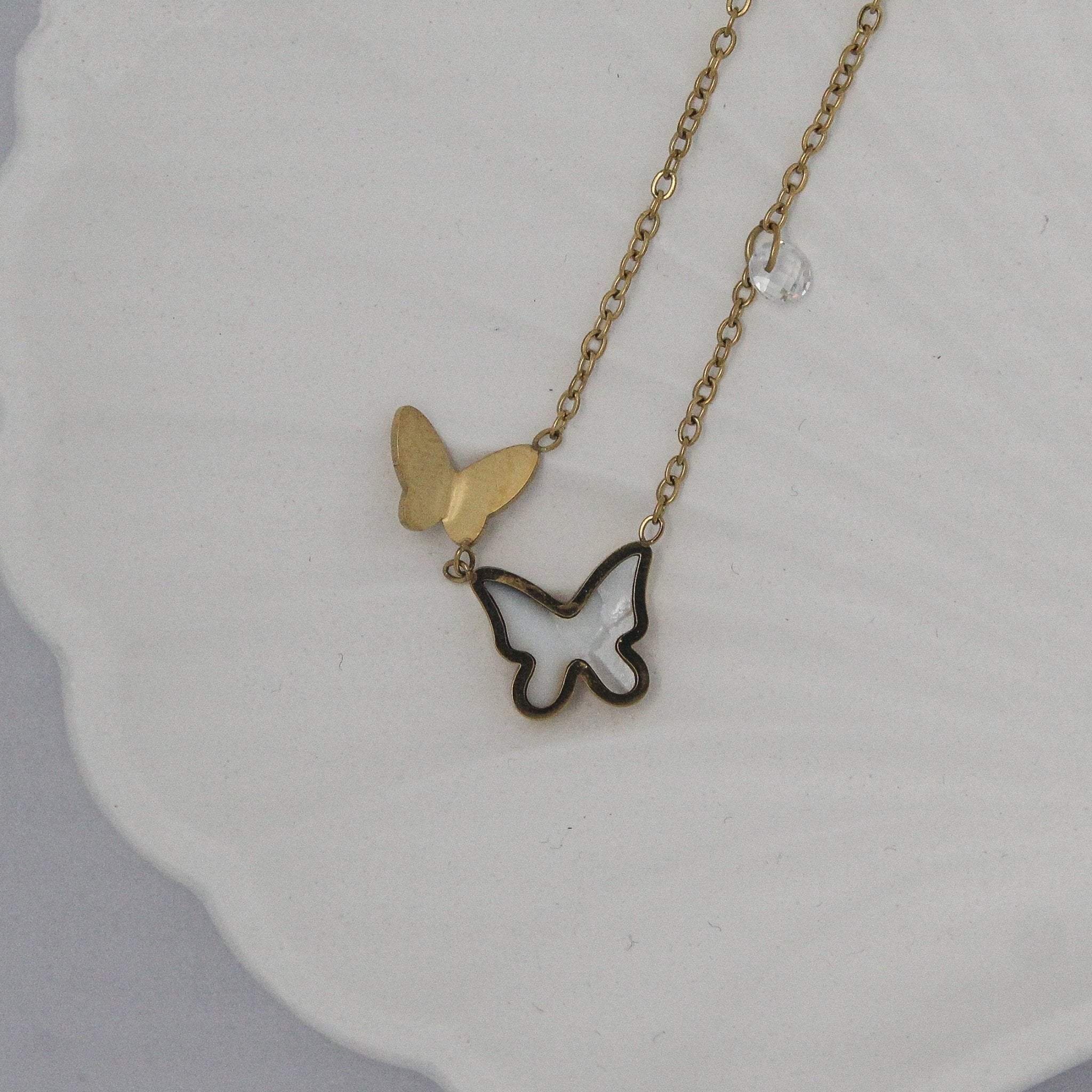 Butterfly Aura Anti tarnish chain - House Of Tanaya