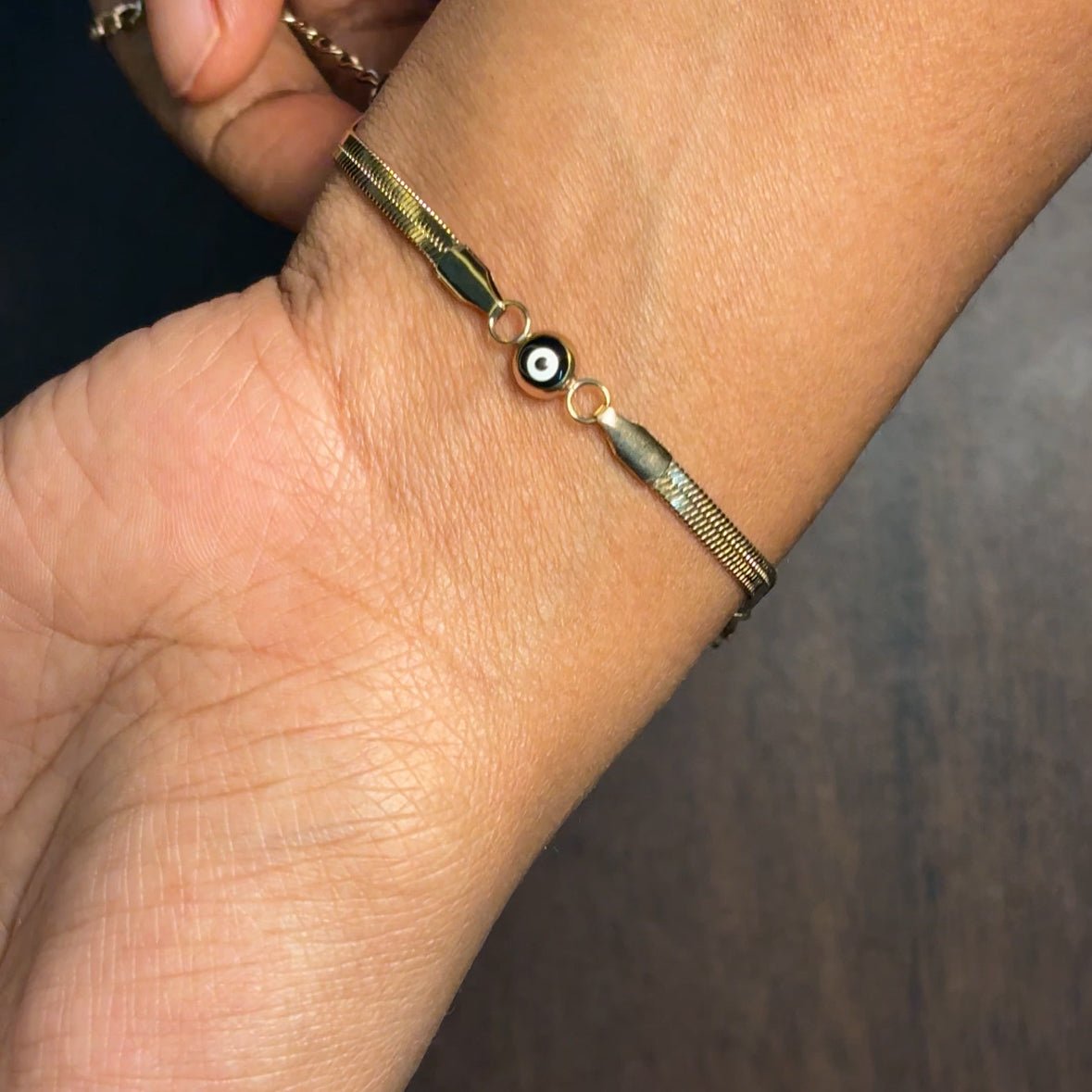 Evil eye Anti tarnish Braclet - House Of Tanaya