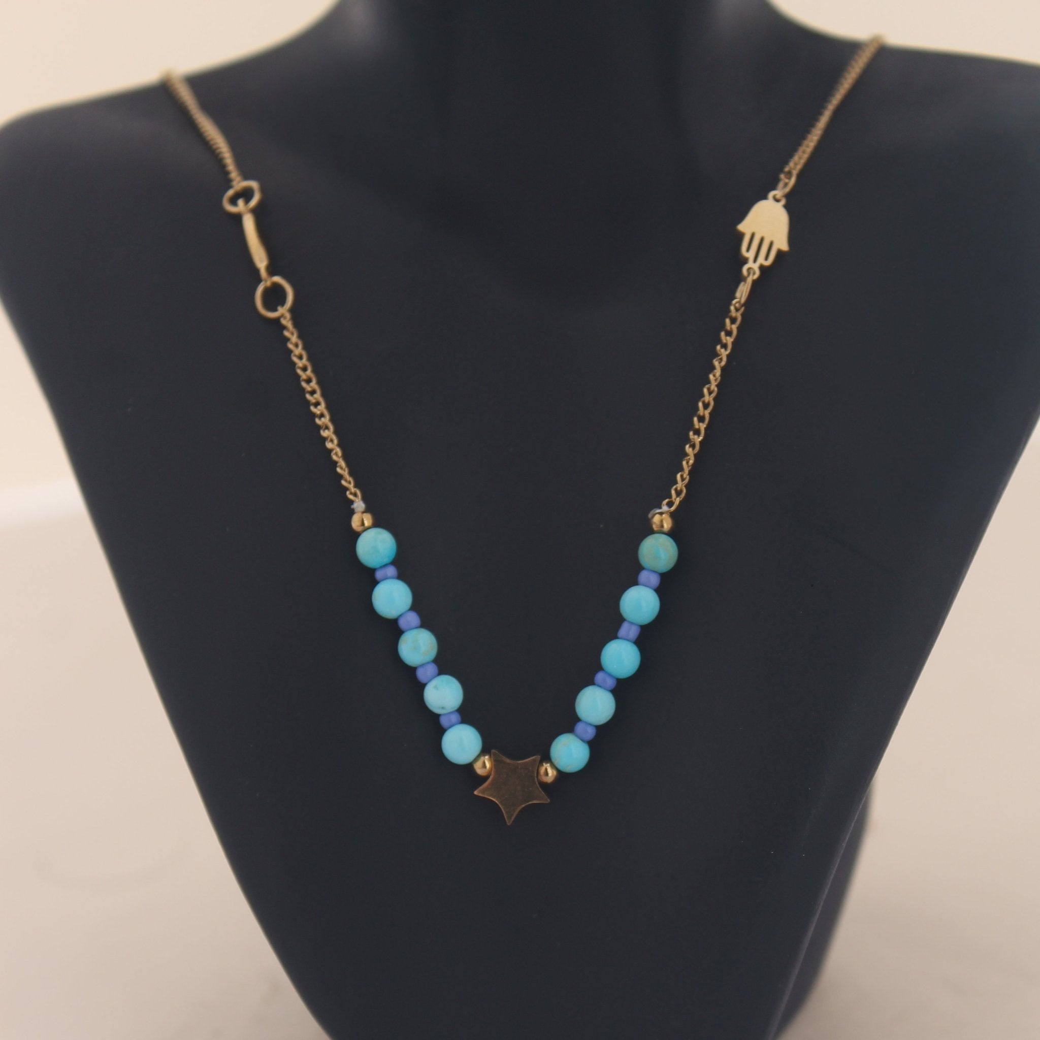 Celestial beaded Stainless steel Anti - tarnish chain - House Of Tanaya