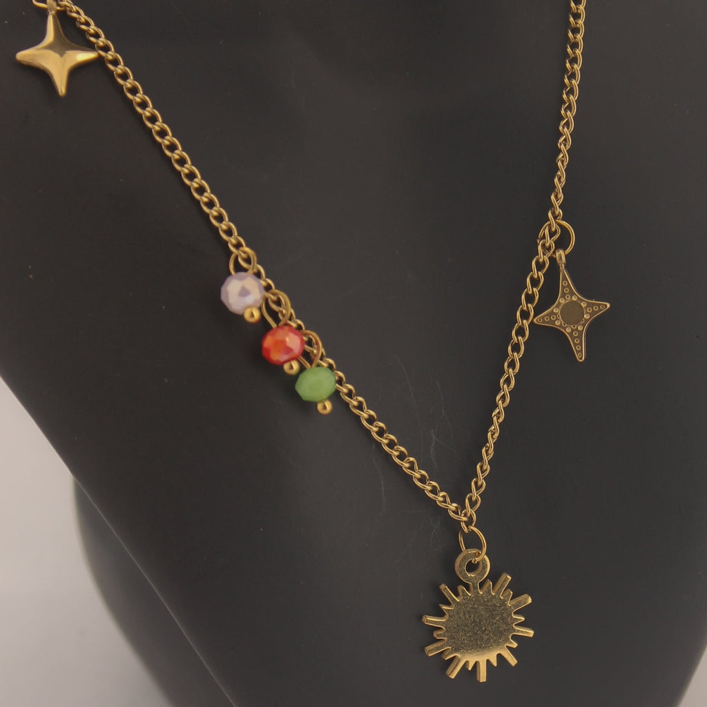 Astra charm Stainless steel Anti - tarnish chain - House Of Tanaya