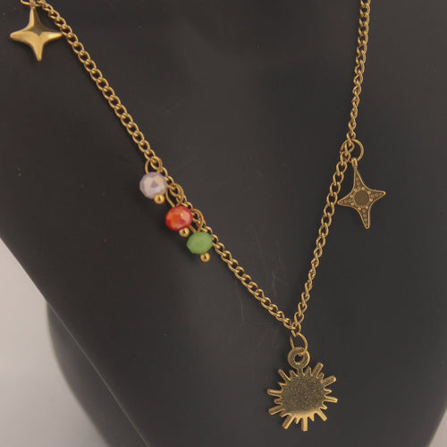 Astra charm Stainless steel Anti - tarnish chain - House Of Tanaya