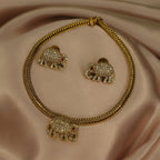 AD Haathi Short Necklace - House Of Tanaya