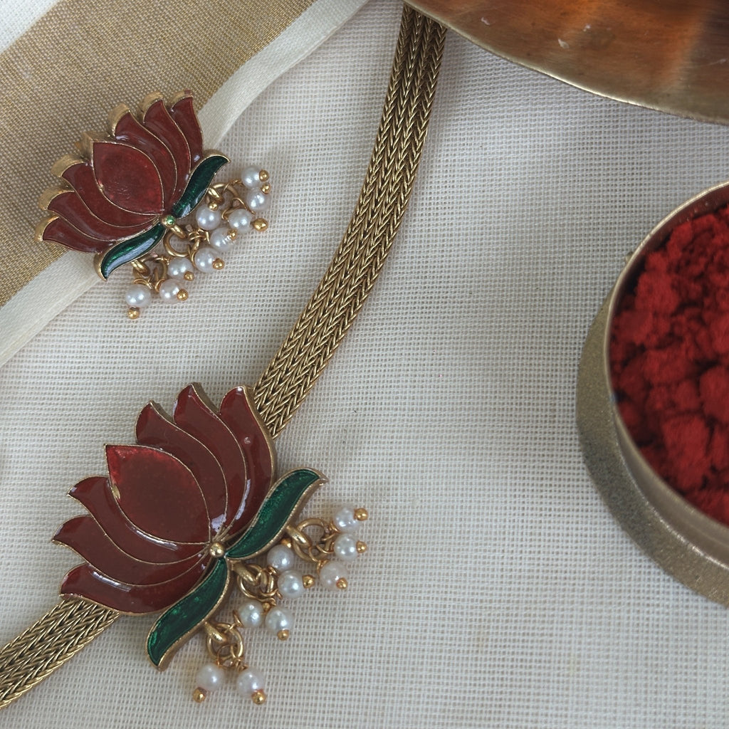 Single Lotus Choker - House Of Tanaya