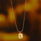 Rose Pendant Anti - tarnish stainless steel Chain - House Of Tanaya
