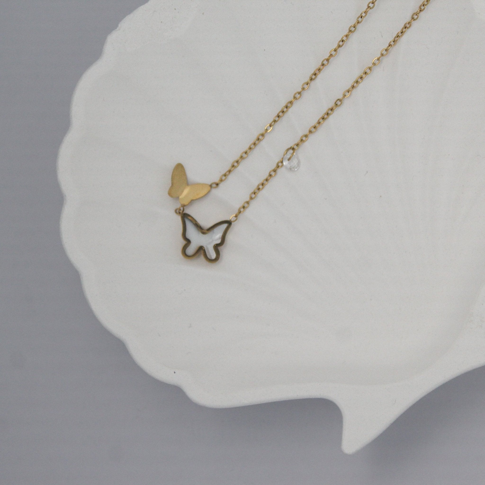 Butterfly Aura Anti tarnish chain - House Of Tanaya