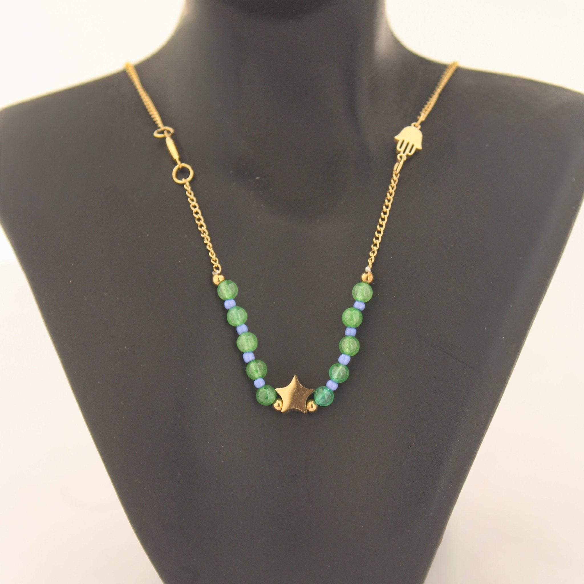 Celestial beaded Stainless steel Anti - tarnish chain - House Of Tanaya